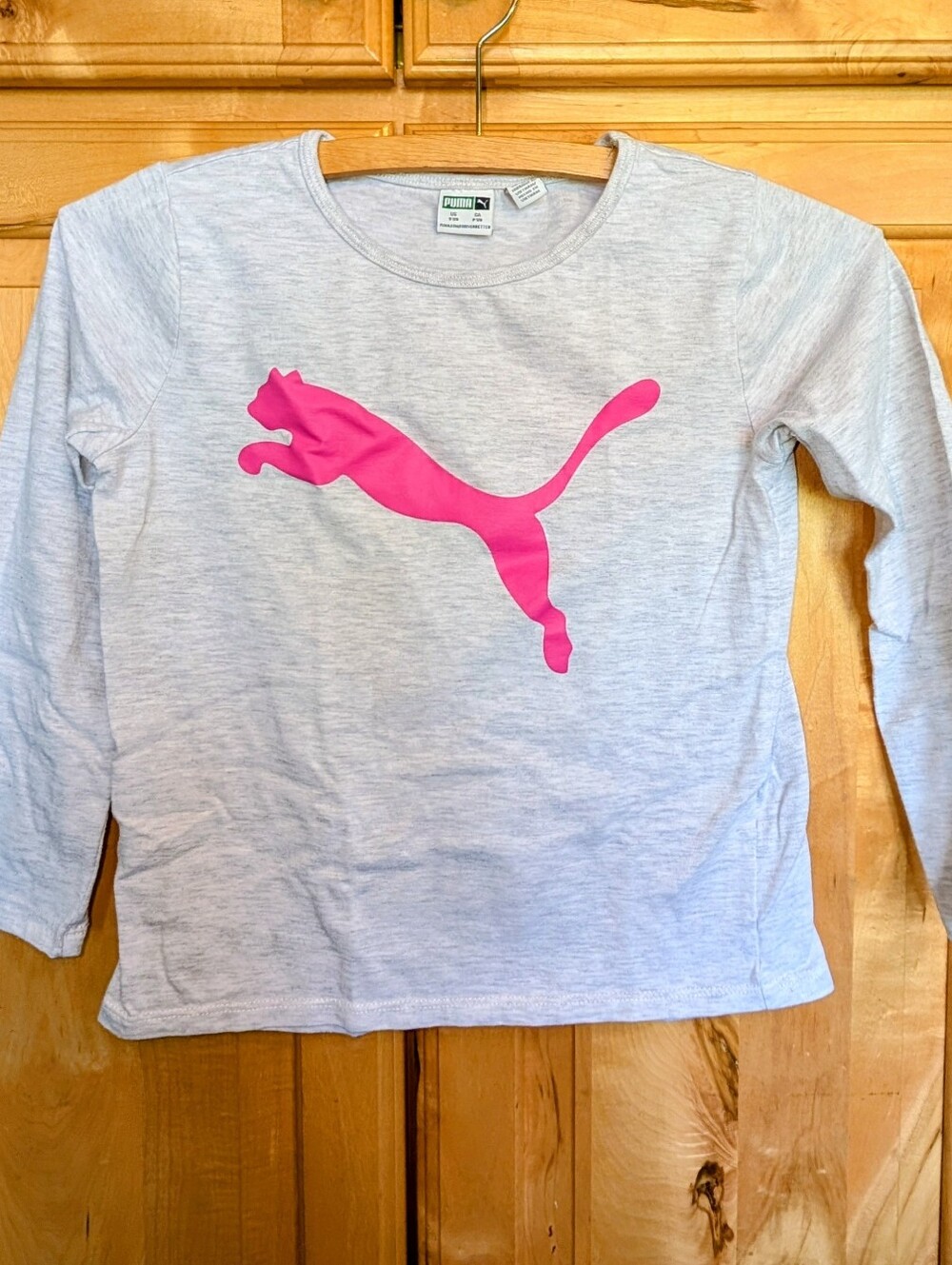 Kids Long Sleeve Tee - Light Gray